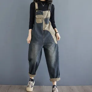 AGATA - Afslappede Denim Overalls til Kvinder