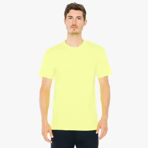 American Apparel Unisex Neon Yellow 50/50 Short Sleeve Tee