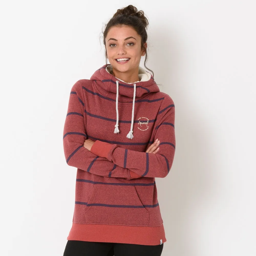 Animal Womens Wrapped Up Longline Hoodie