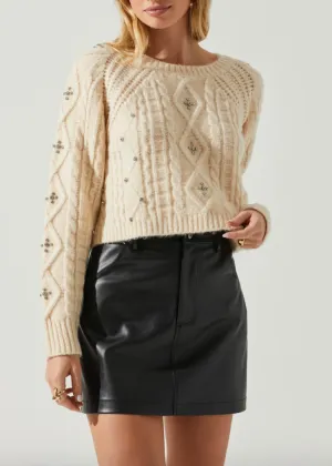 ASTR The Label Madison Sweater - Cream