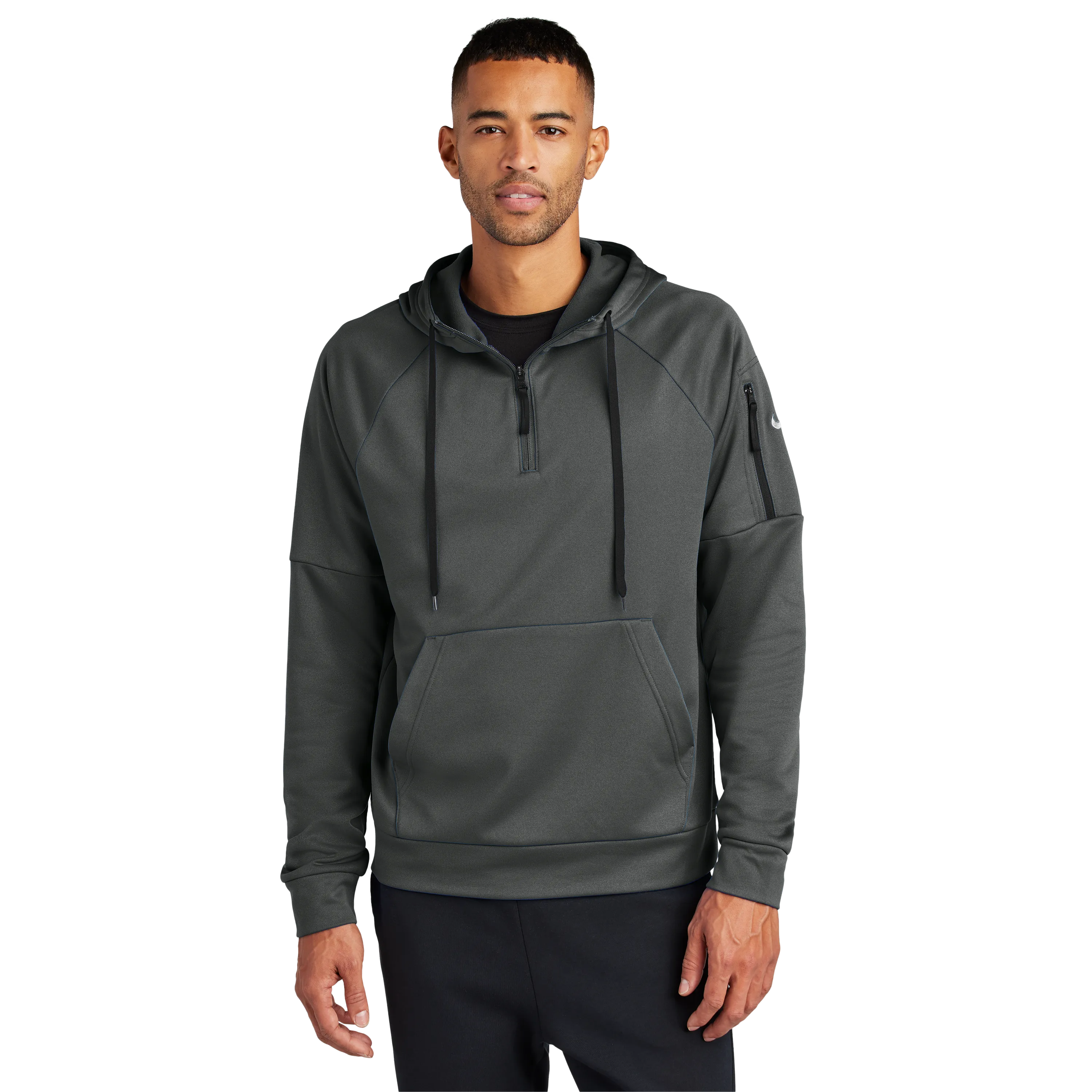 B2430 Therm-FIT Pocket 1/4-Zip Fleece Hoodie