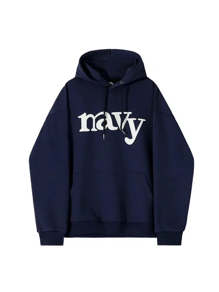 Blue Hooded Sweatshirt