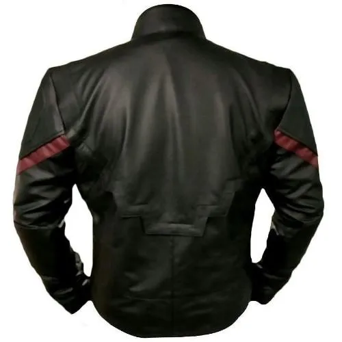 Captain America All Black Genuine Leather Jacket