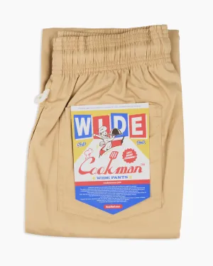 Cookman Wide Chef Pants - Sand