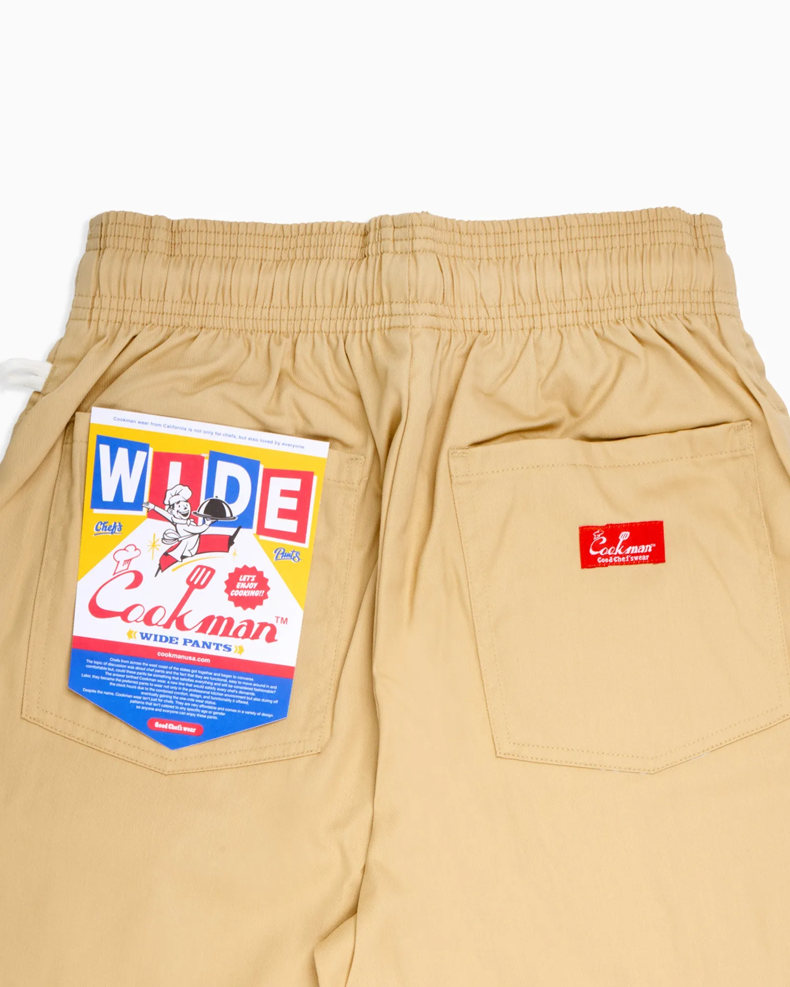 Cookman Wide Chef Pants - Sand