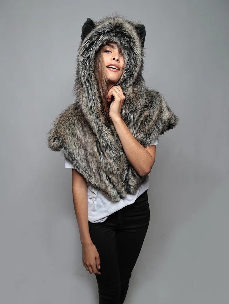 Dire Wolf Faux Fur Shawl | Women's