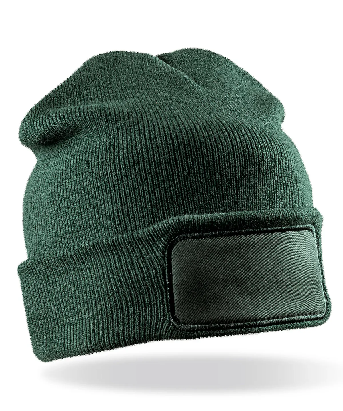 Double-knit printers beanie | Bottle Green