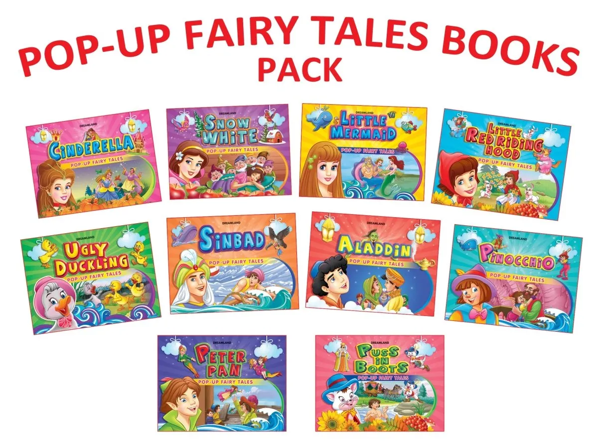 Dreamland Publications  Pop-up Fairy Tales Pack- (10 Titles)