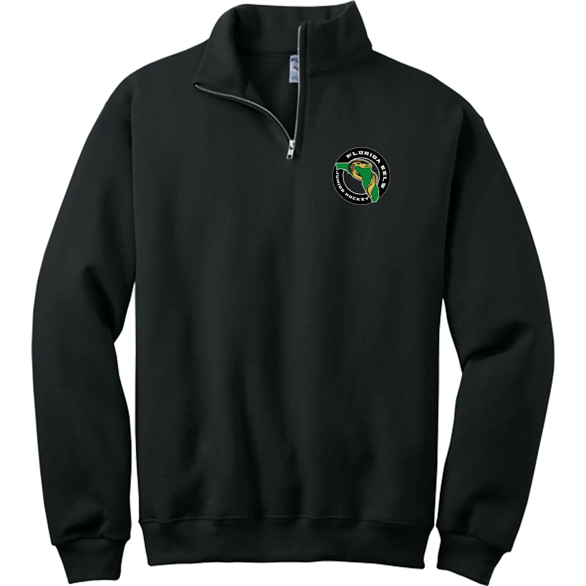 Florida Eels NuBlend 1/4-Zip Cadet Collar Sweatshirt