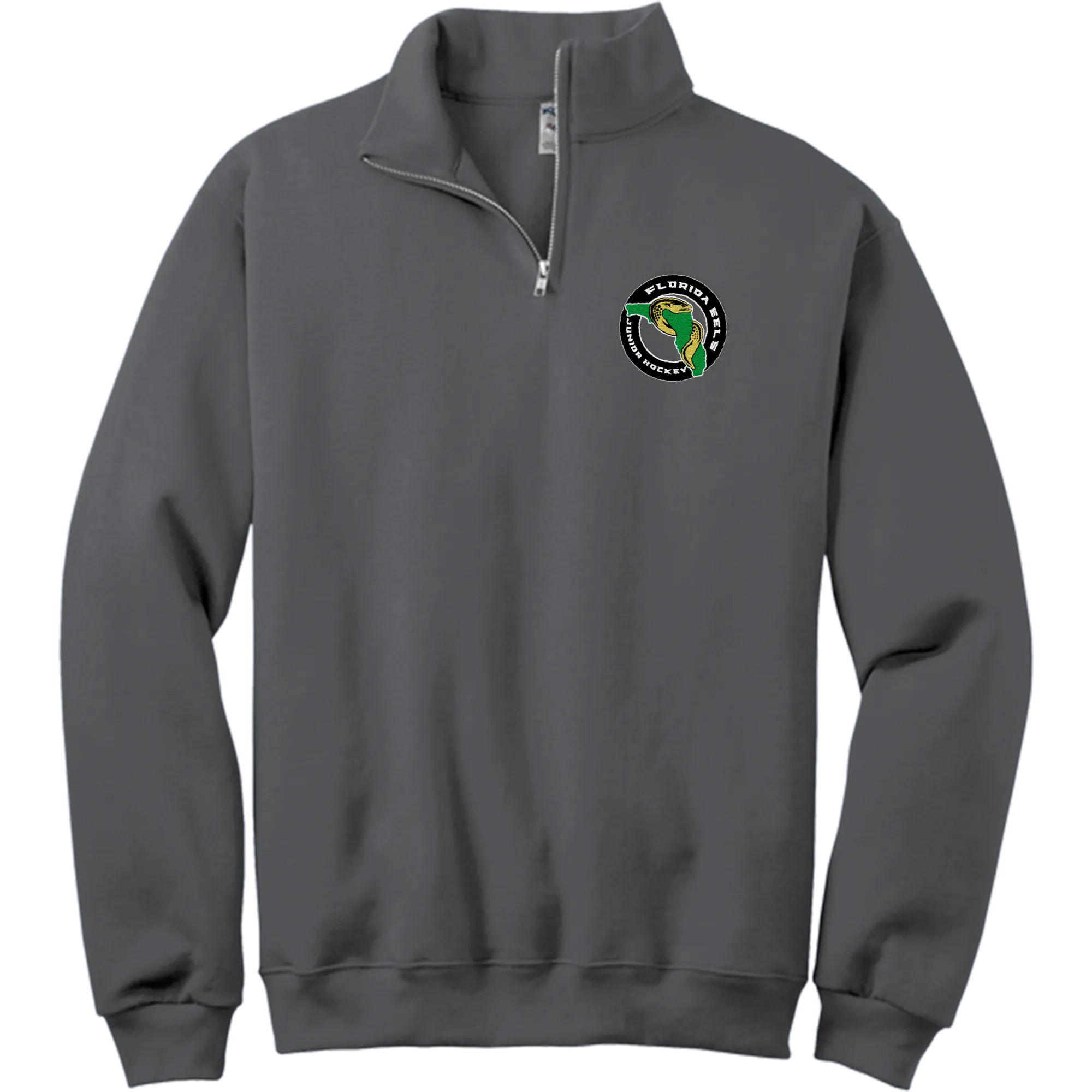 Florida Eels NuBlend 1/4-Zip Cadet Collar Sweatshirt