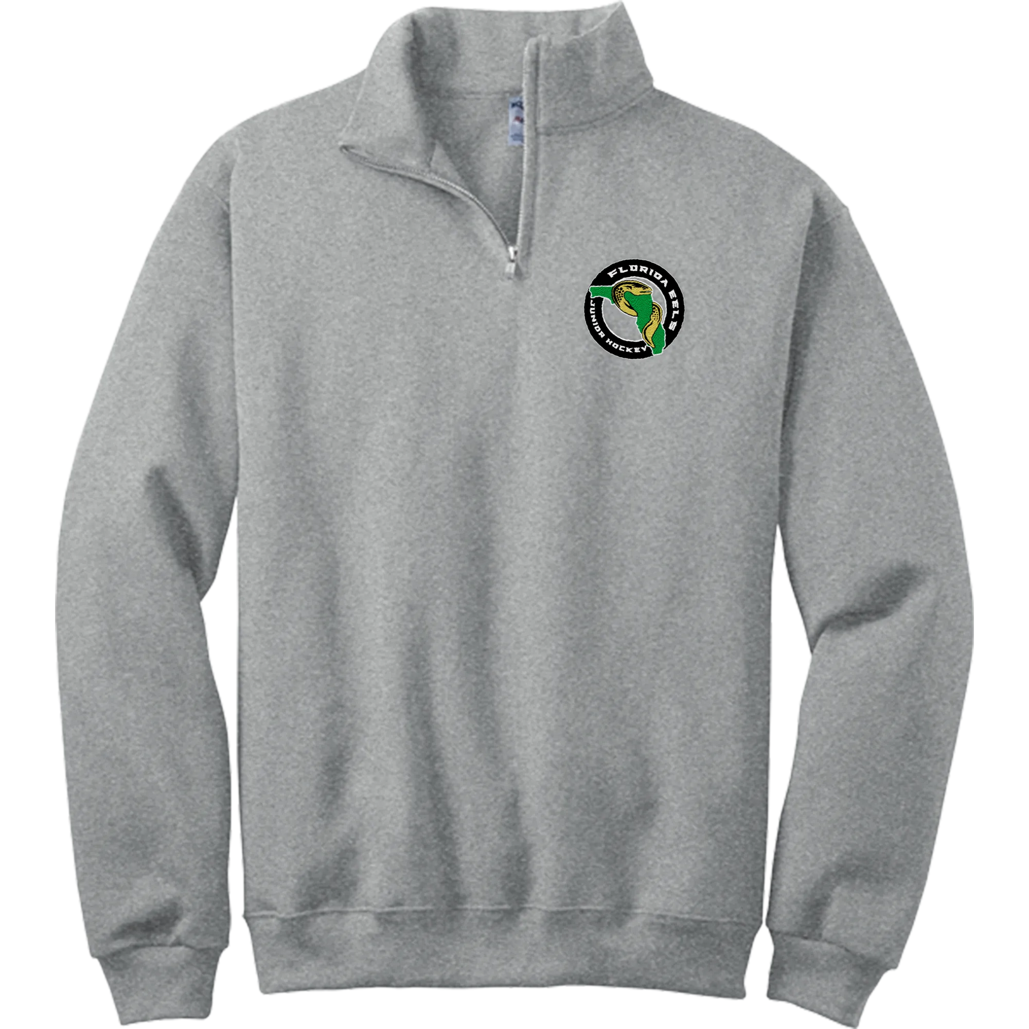 Florida Eels NuBlend 1/4-Zip Cadet Collar Sweatshirt