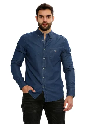 Gant Mens Regular Fit Shirts | The Indigo Shirt