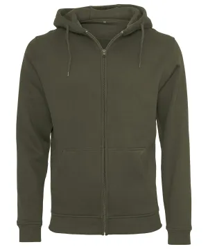 Heavy zip hoodie | Olive