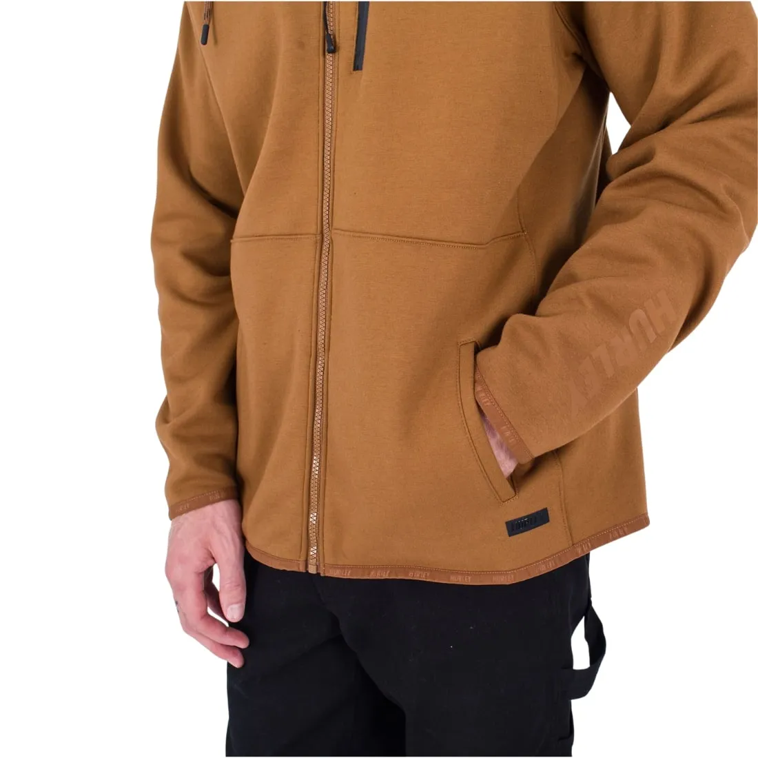 Hurley Cabrillo Heat Full Zip Fleece - Bronzed