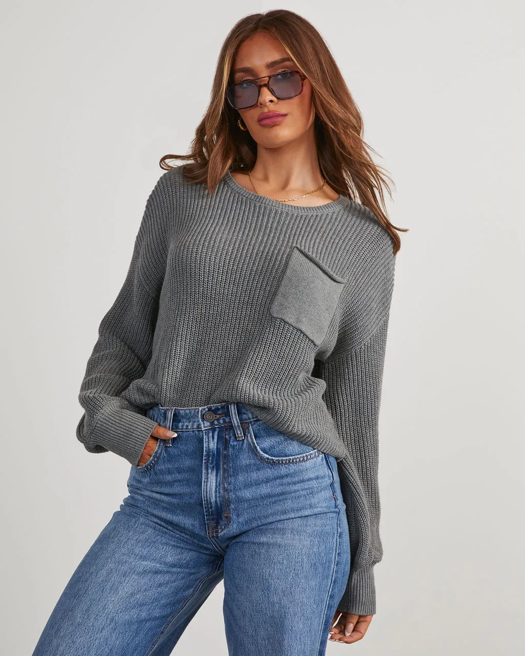 Kerry Relaxed Long Sleeve Sweater Top