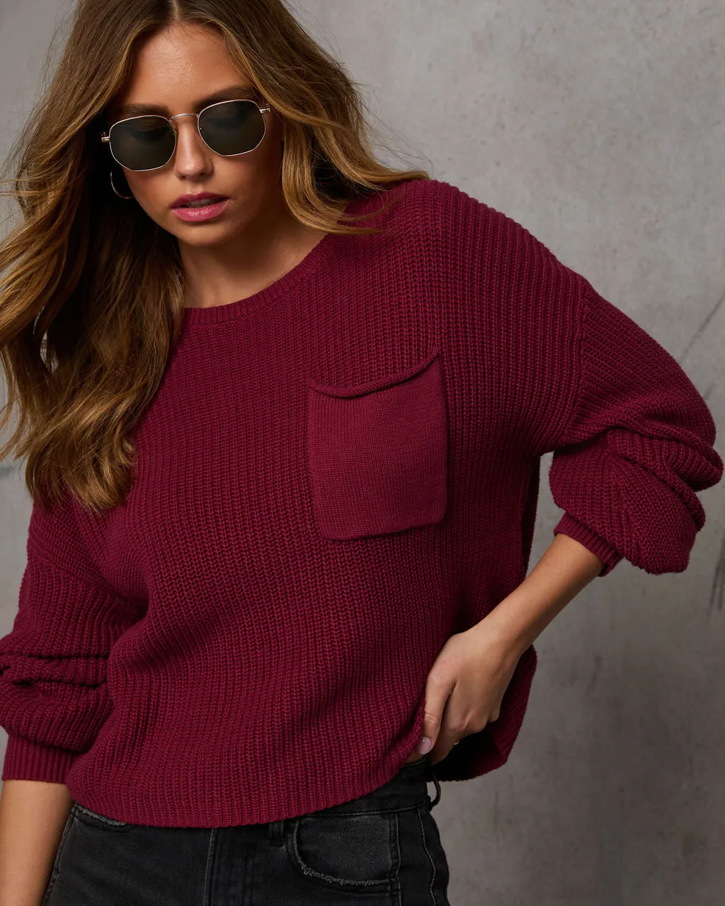 Kerry Relaxed Long Sleeve Sweater Top