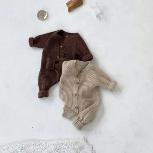 Knitted Overalls Baby Rompers