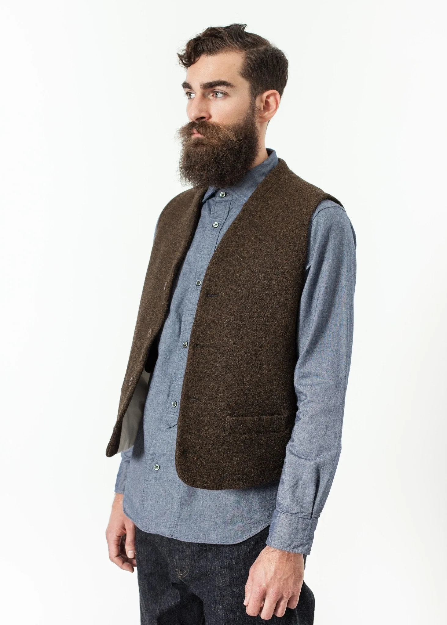 Kobe Vest in Brown