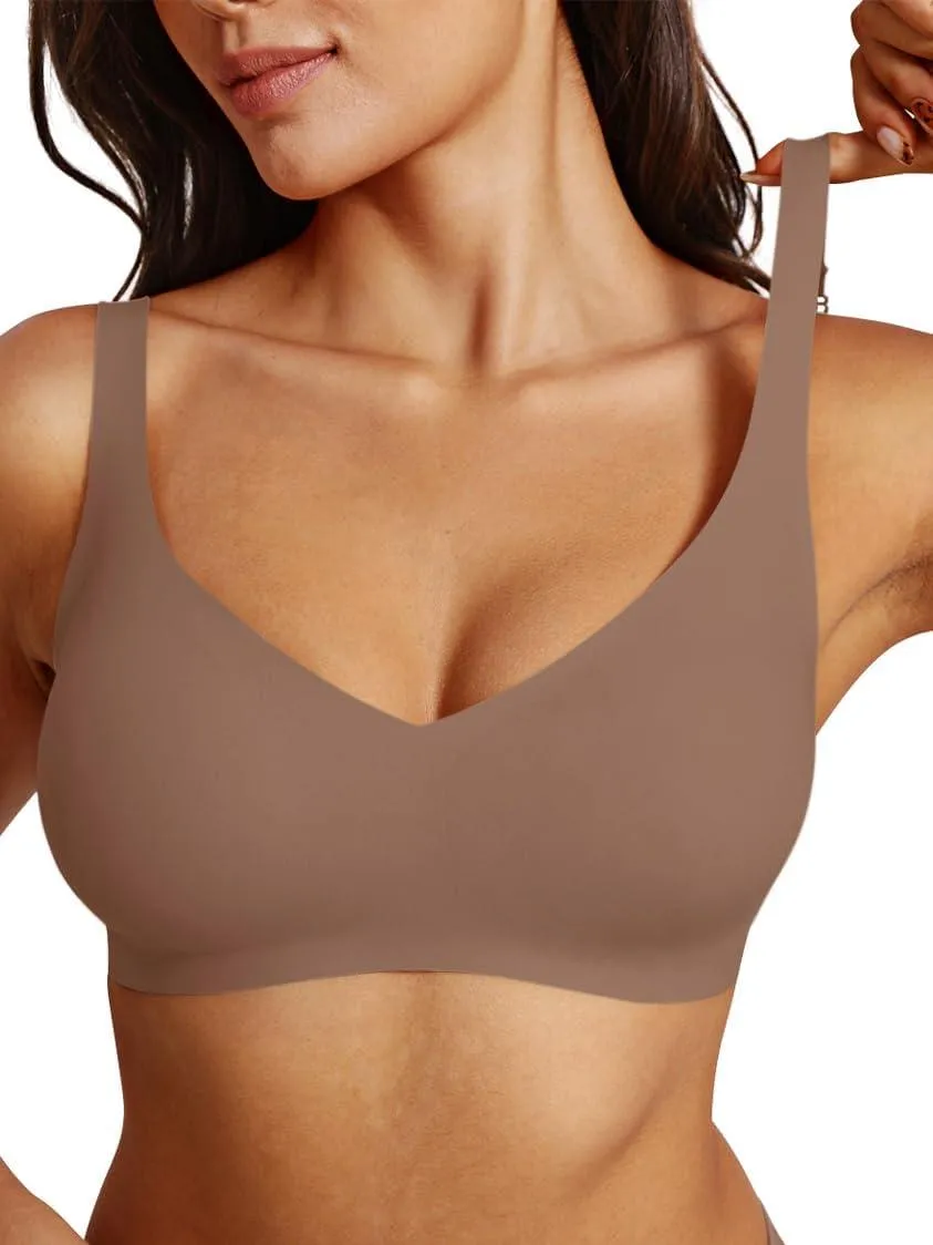 Lounge Comfortable Adjustable Everyday Bra Seamless Full-Coverage Padded Wirefree Bras