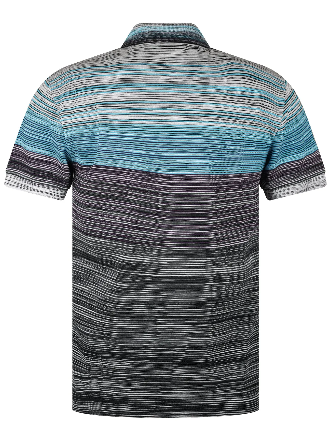 Missoni Classic Stripe Polo Shirt Blue