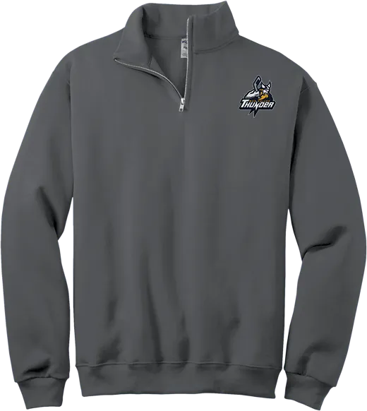 Mon Valley Thunder NuBlend 1/4-Zip Cadet Collar Sweatshirt