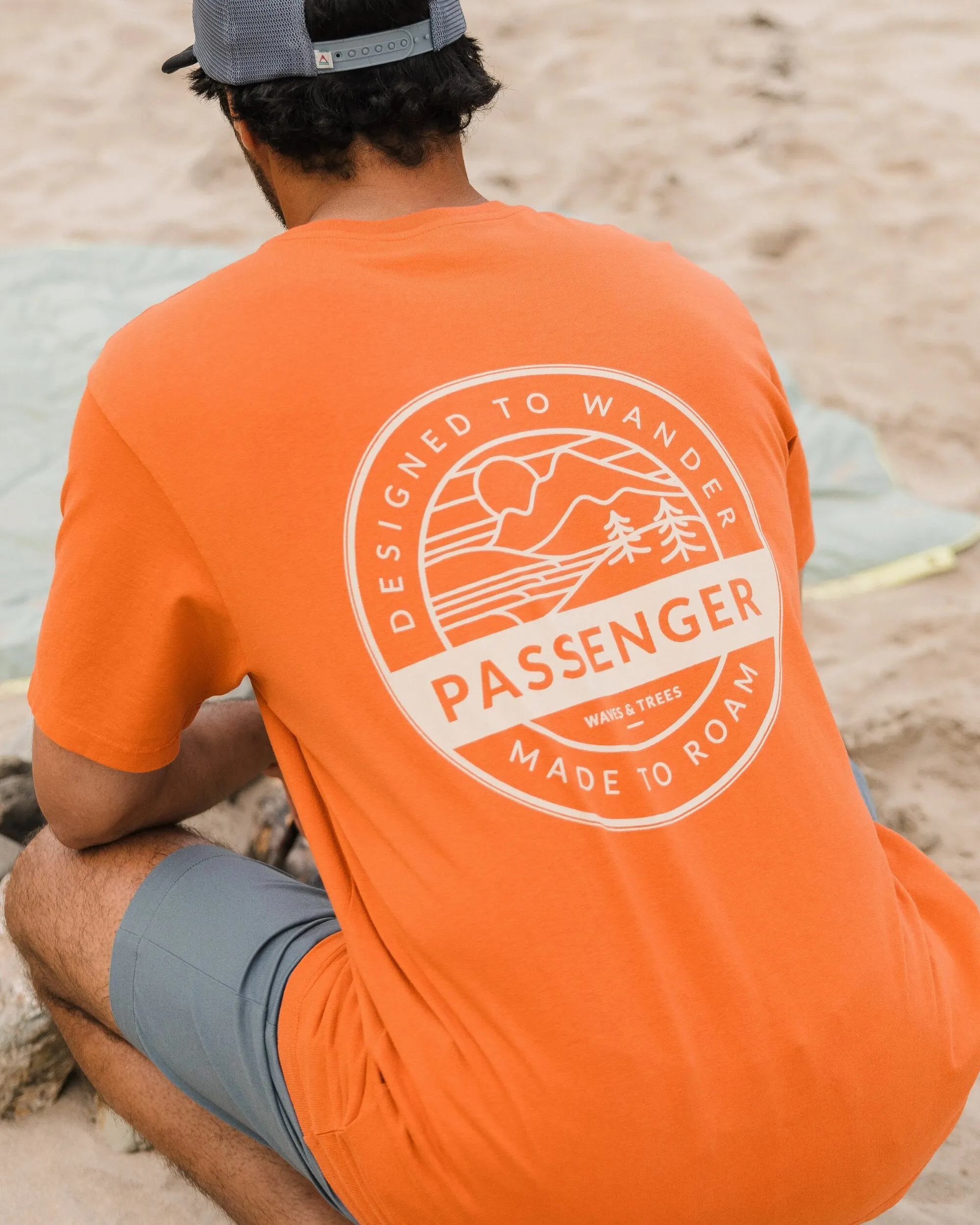 Odyssey Recycled Cotton T-Shirt - Burnt Orange