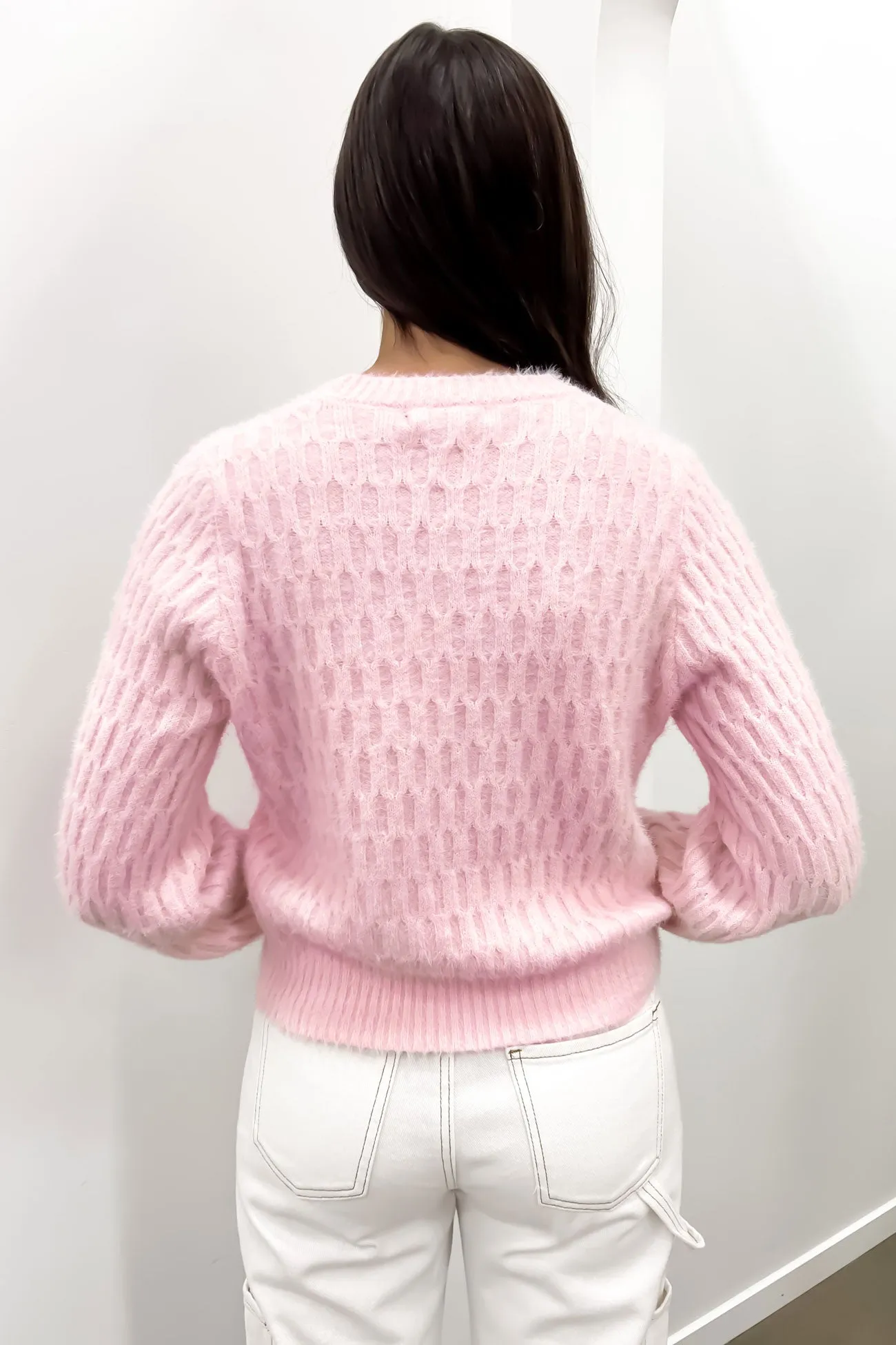 Rachel Knit Jumper Pink