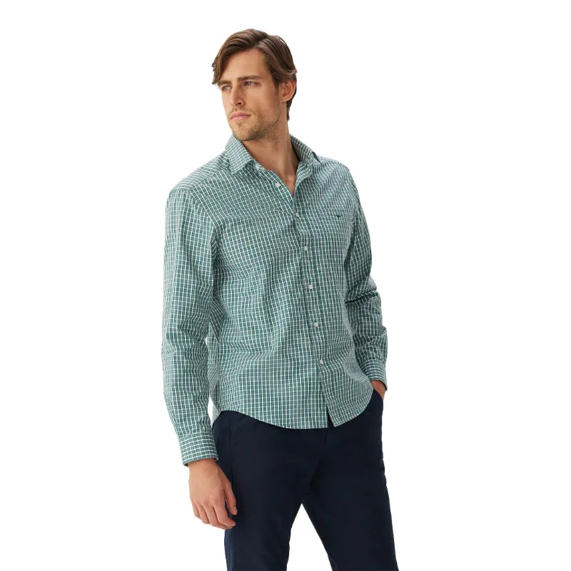 R.M.Williams Classic Mens Shirt - Green/Blue