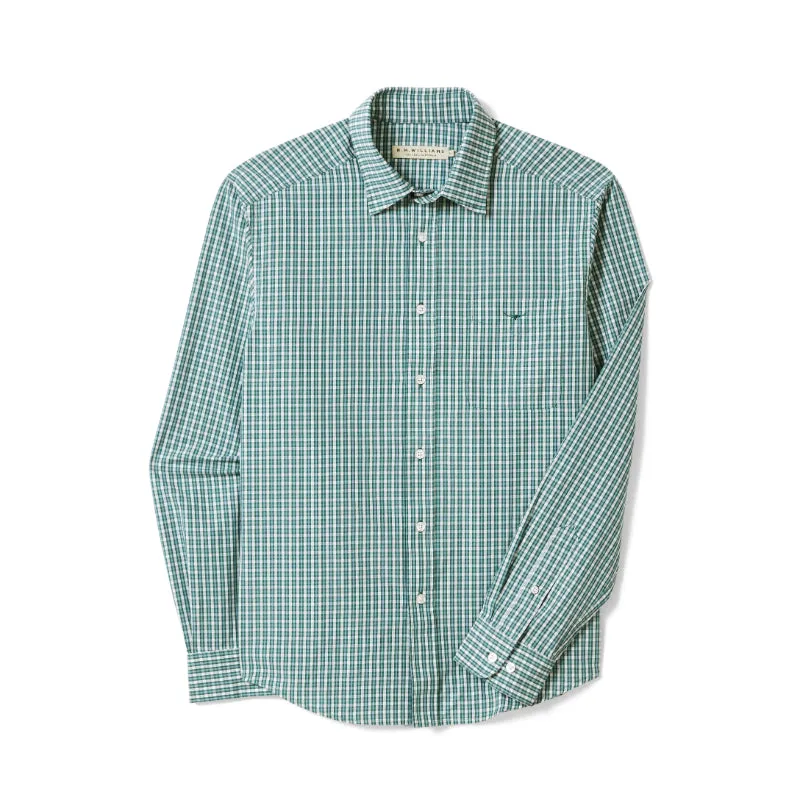 R.M.Williams Classic Mens Shirt - Green/Blue