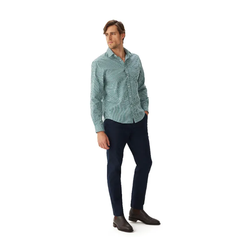 R.M.Williams Classic Mens Shirt - Green/Blue