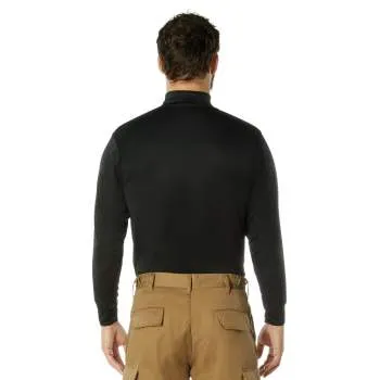 Rothco Moisture Wicking Mock Turtleneck / Black