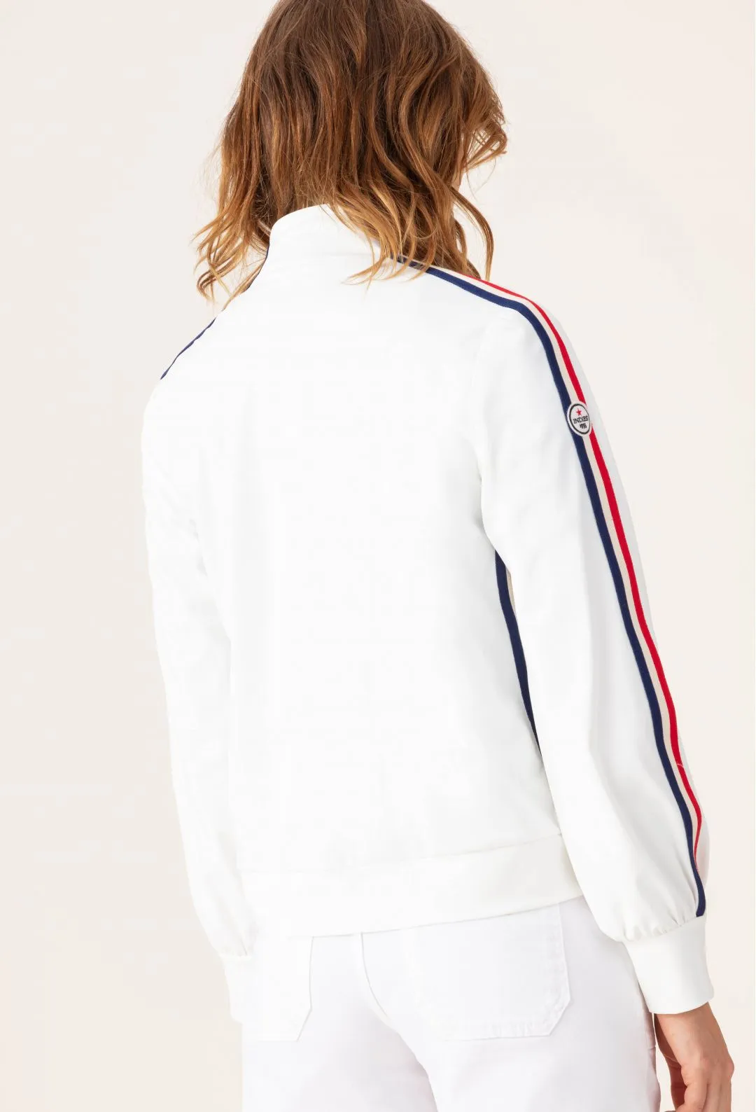 Serena Tech Jersey Jacket - Blanc