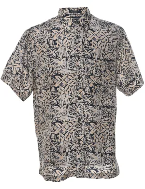 Silk Hawaiian Shirt - M