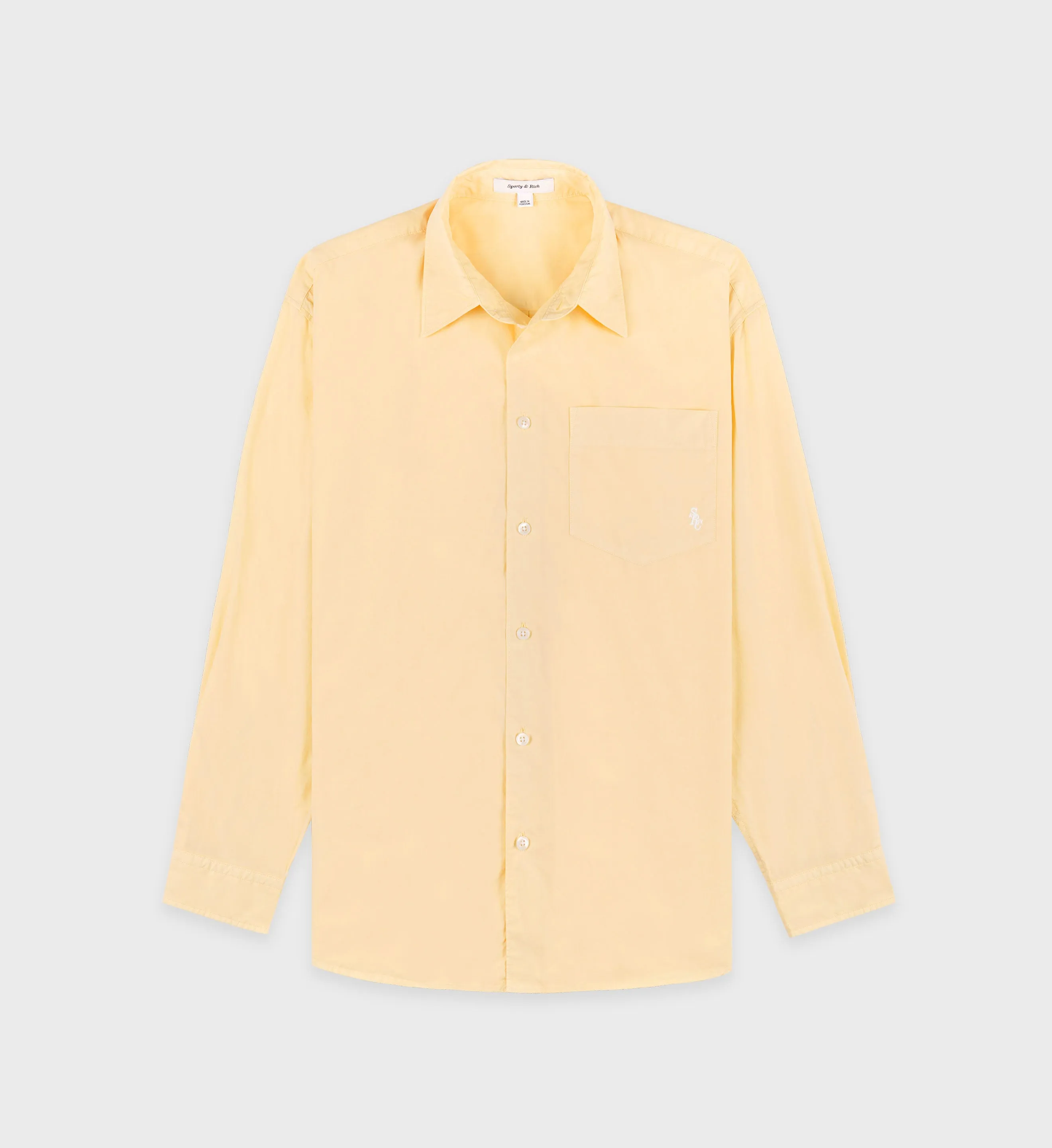 SRC Oversized Shirt - Almond/White