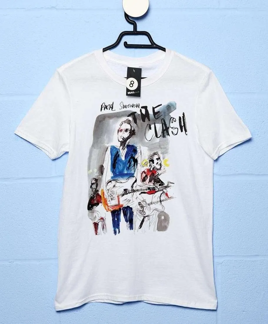 The Clash Paul Simonon On Stage T-Shirt