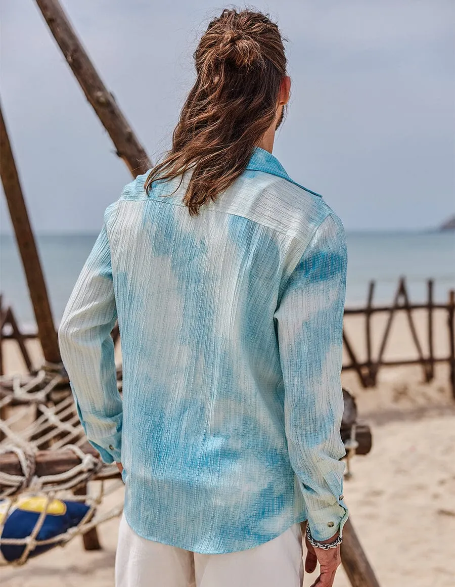 Tie-Dyed Pattern Shirt