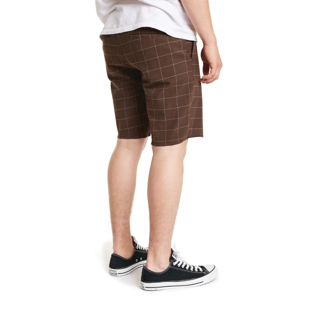 Toil II Short - Brown Plaid