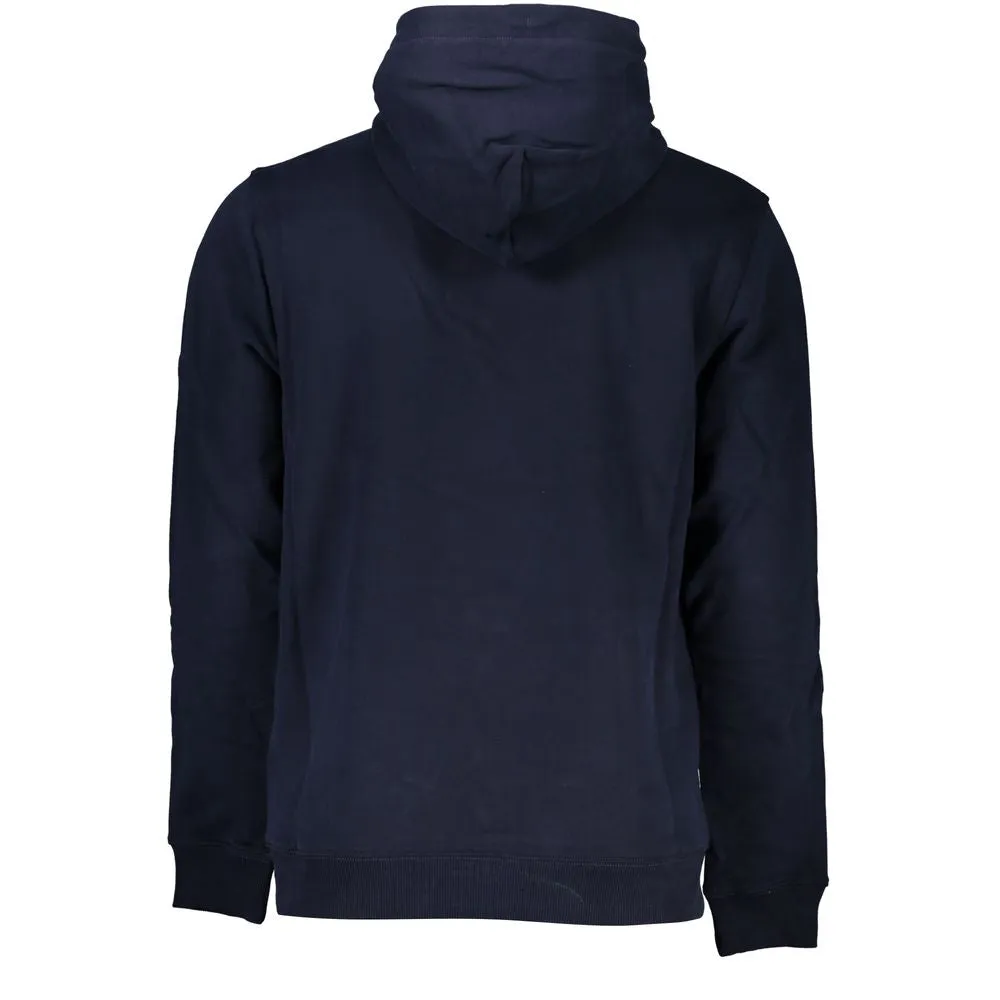 Tommy Hilfiger Chic Blue Hooded Sweatshirt with Logo Detail