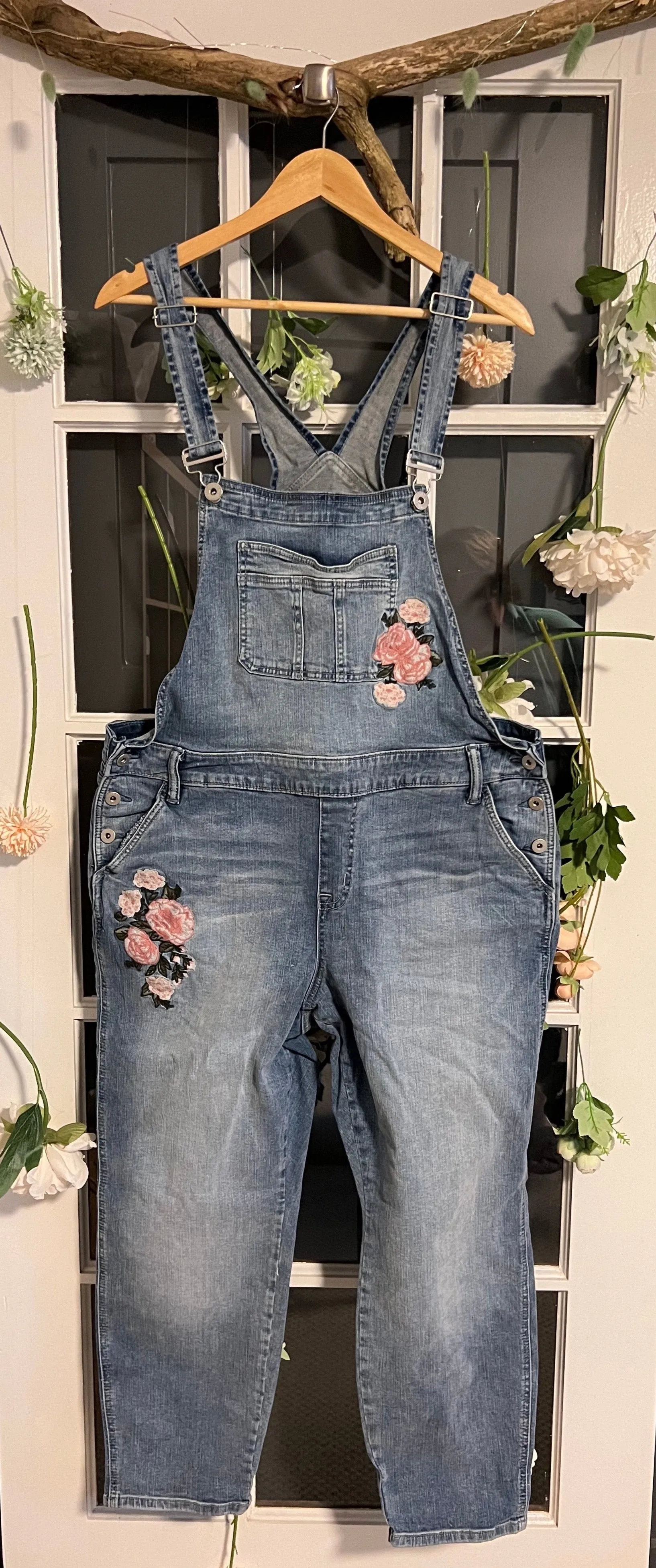 Torrid Embroidered Overalls 20