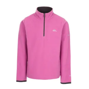 Trespass Sybil Girls Ski Microfleece, Deep Pink