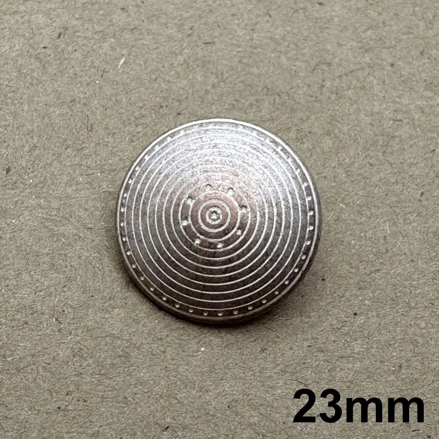 Vintage Metal Crest Blazer Shank Button