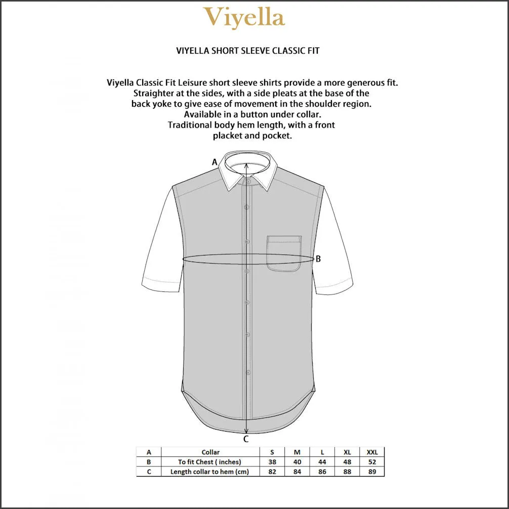 Viyella Royal Stewart Tartan Supima Cotton & Linen SS//