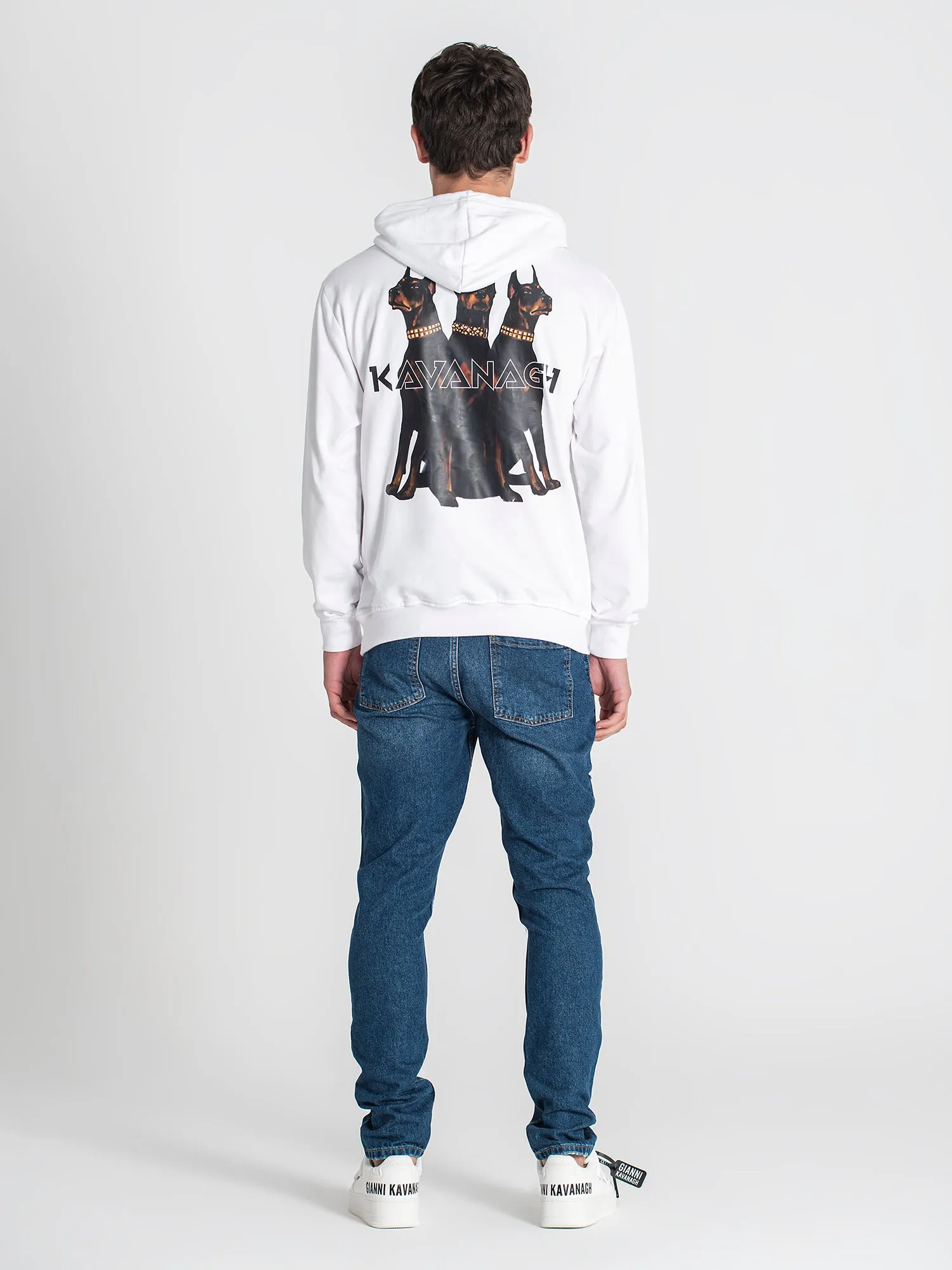 White Anger Hoodie