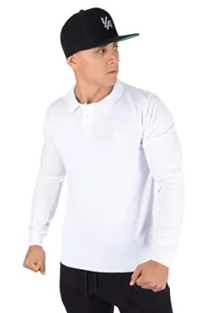 YoungLA Fitted Long Sleeve Knitted Polo Shirts 412